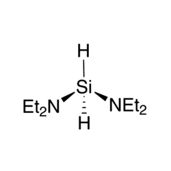 Bis(diethylamino)silane - CAS:27804-64-4 - BDEAS, (Et2N)2SiH2, N-(diethylaminosilyl)-N-ethylethanamine, 16,N,N,N-Tetraethylsilanediamine